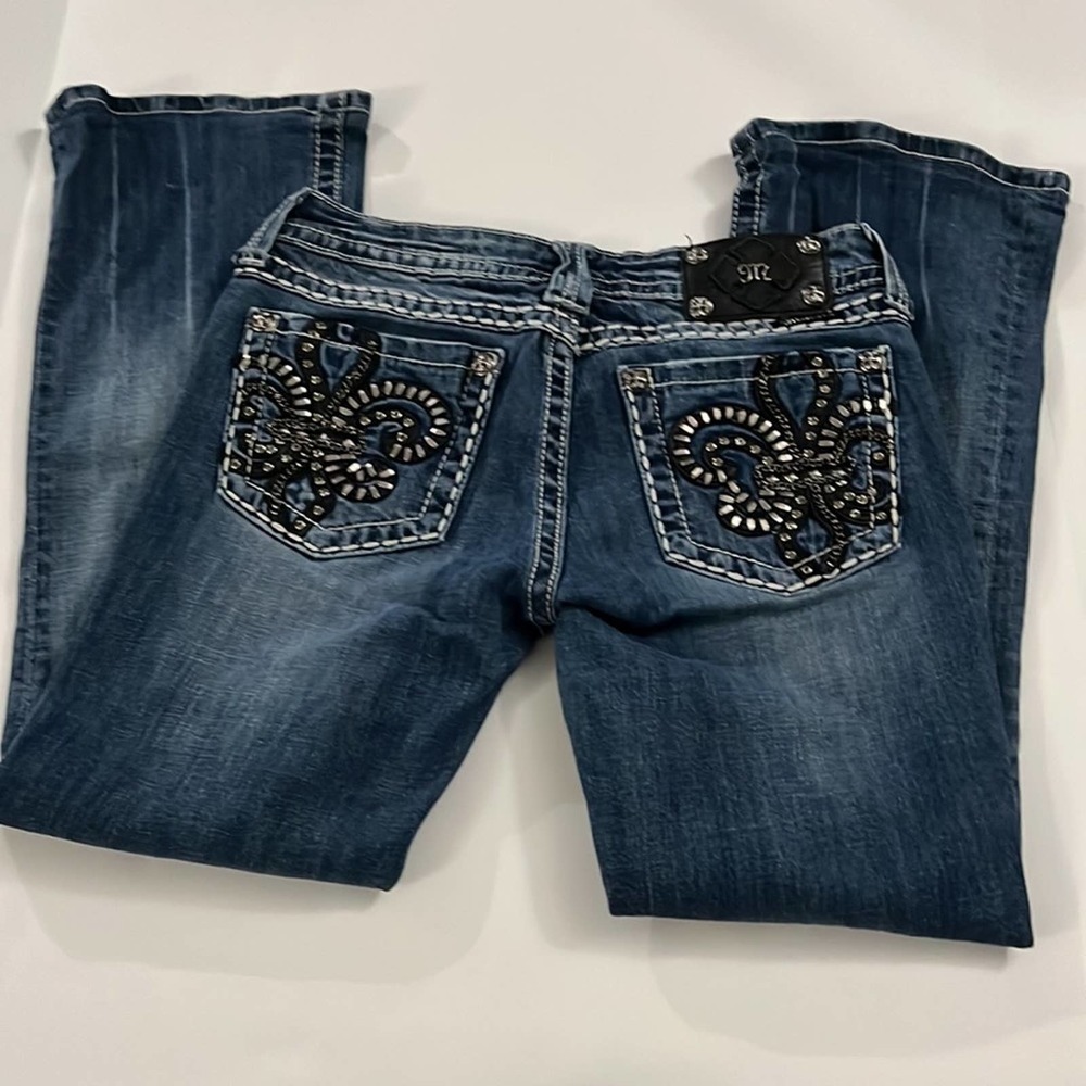 Miss me jeans bootcut JE6048B2X inseam 35 size 28
